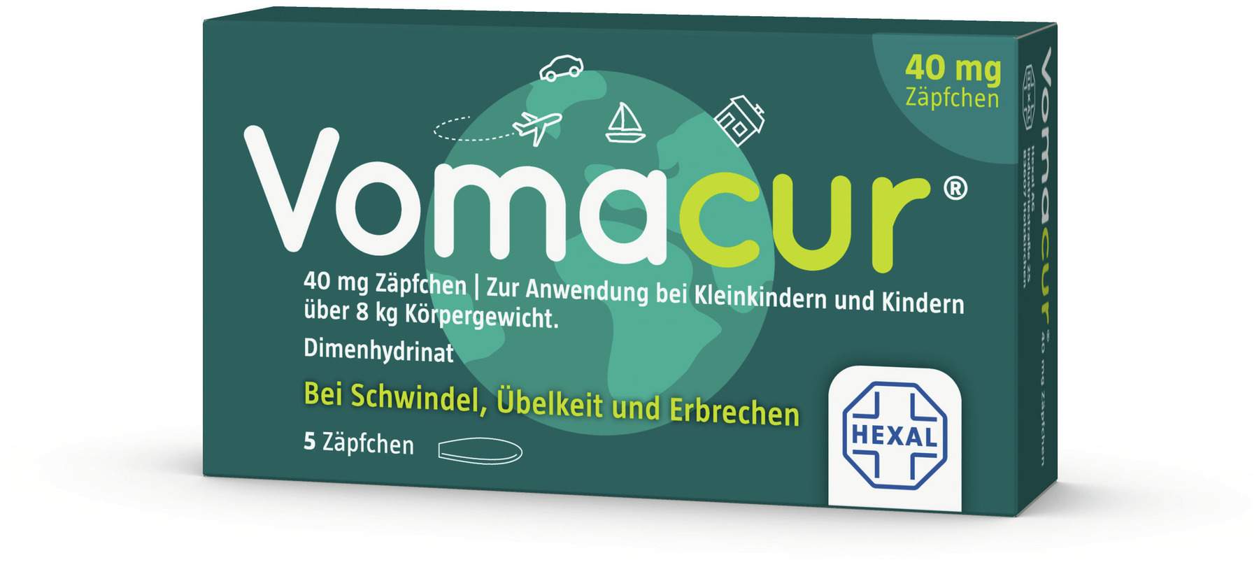Vomacur 40 5 Zäpfchen
