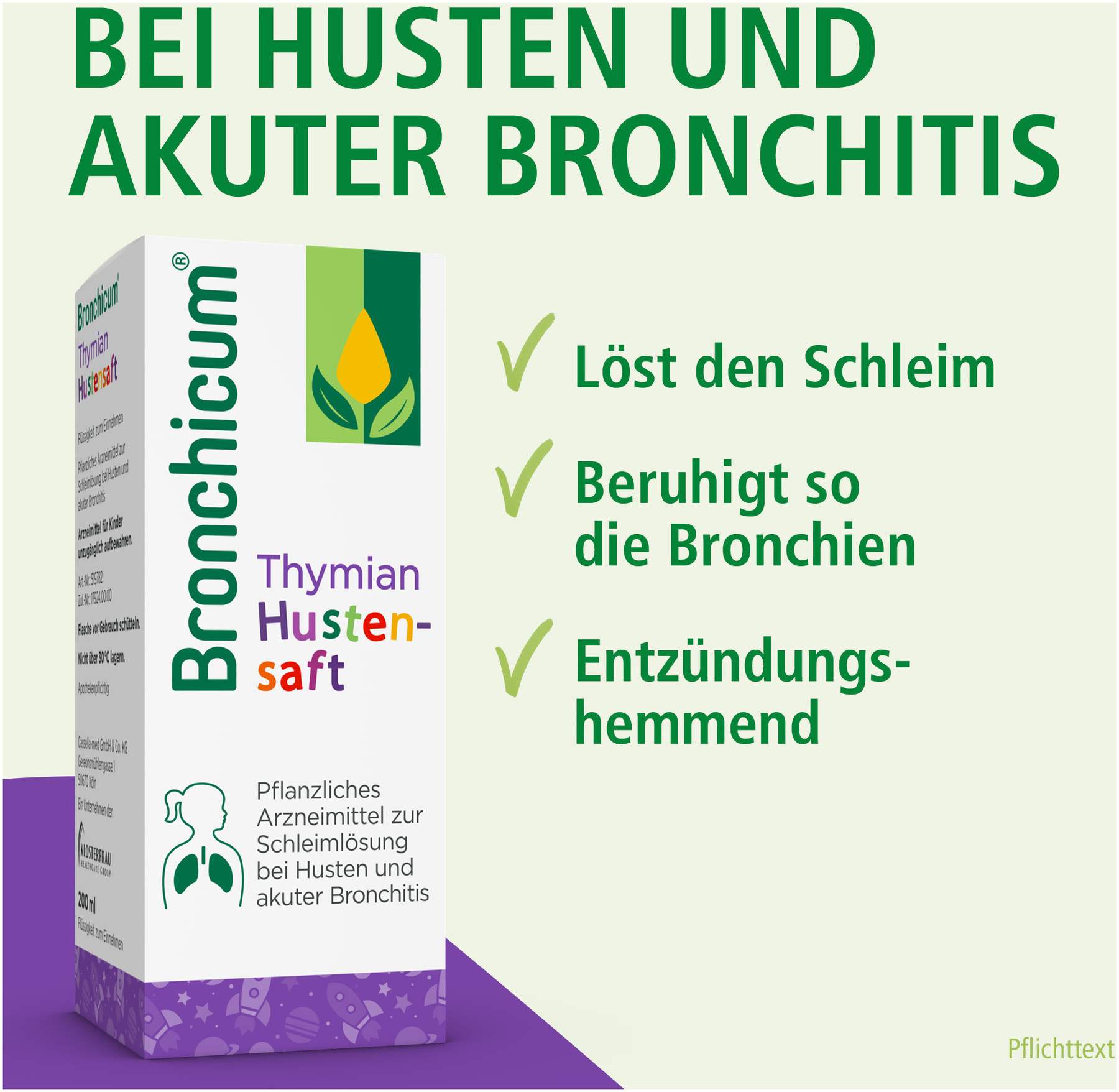 Bronchicum Thymian Hustensaft 200 ml