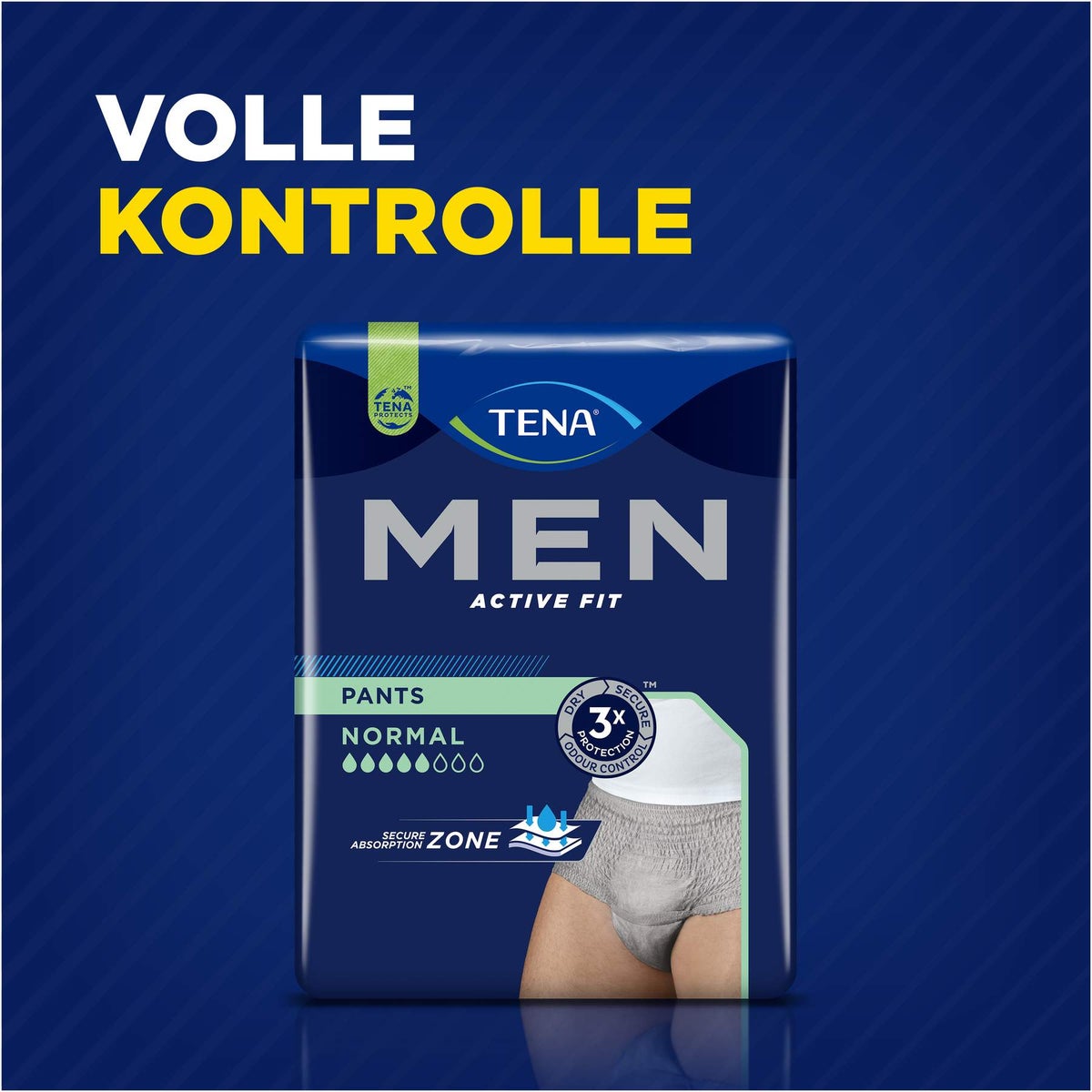 Tena Men Active Fit Pants Normal Grau Größe S-M 12 Stk.