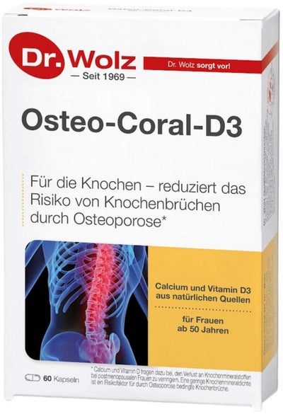 Osteo Coral D3 Dr.Wolz 60 Kapseln