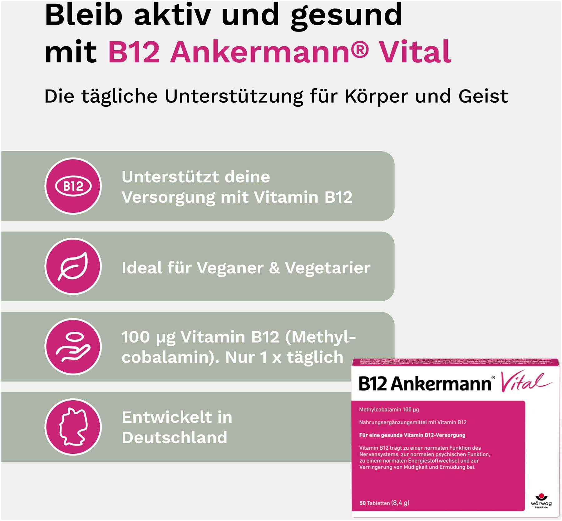 B12 Ankermann Vital 50 Tabletten