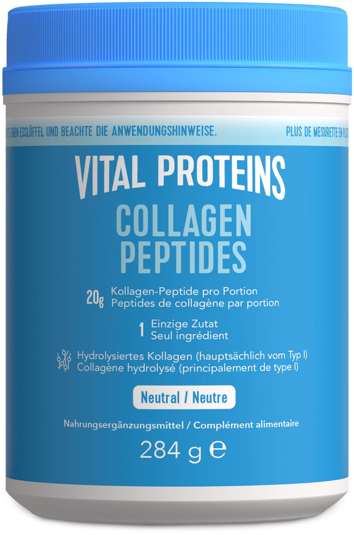 Vital Proteins Collagen Peptides Neutral Pulver 284 G