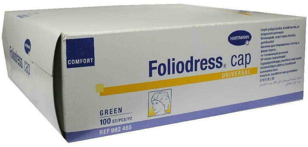 Foliodress Cap Comfort Universal Grün Op-Hauben