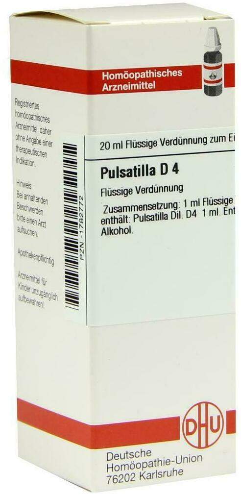 Dhu Pulsatilla D4 Dilution 20 ml