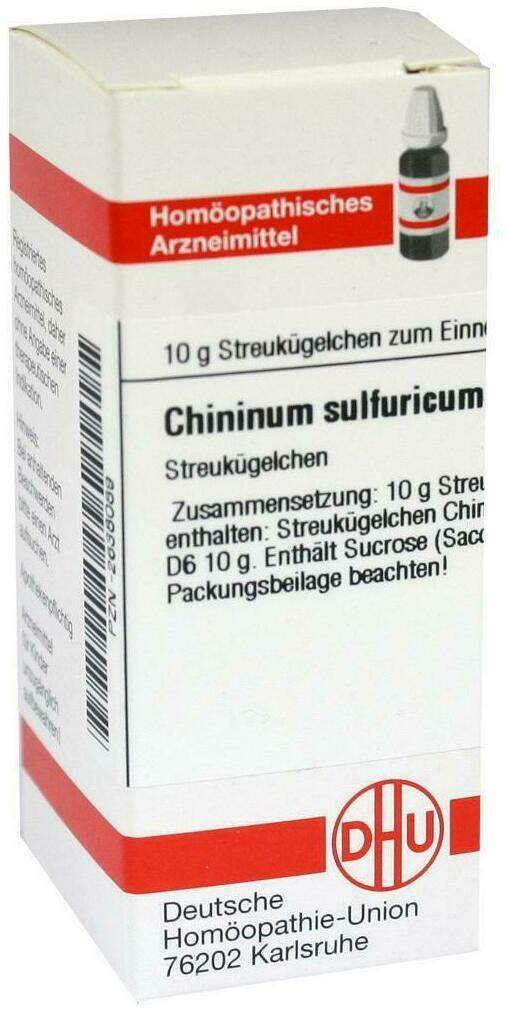 Dhu Chininum Sulfuricum D6 Globuli