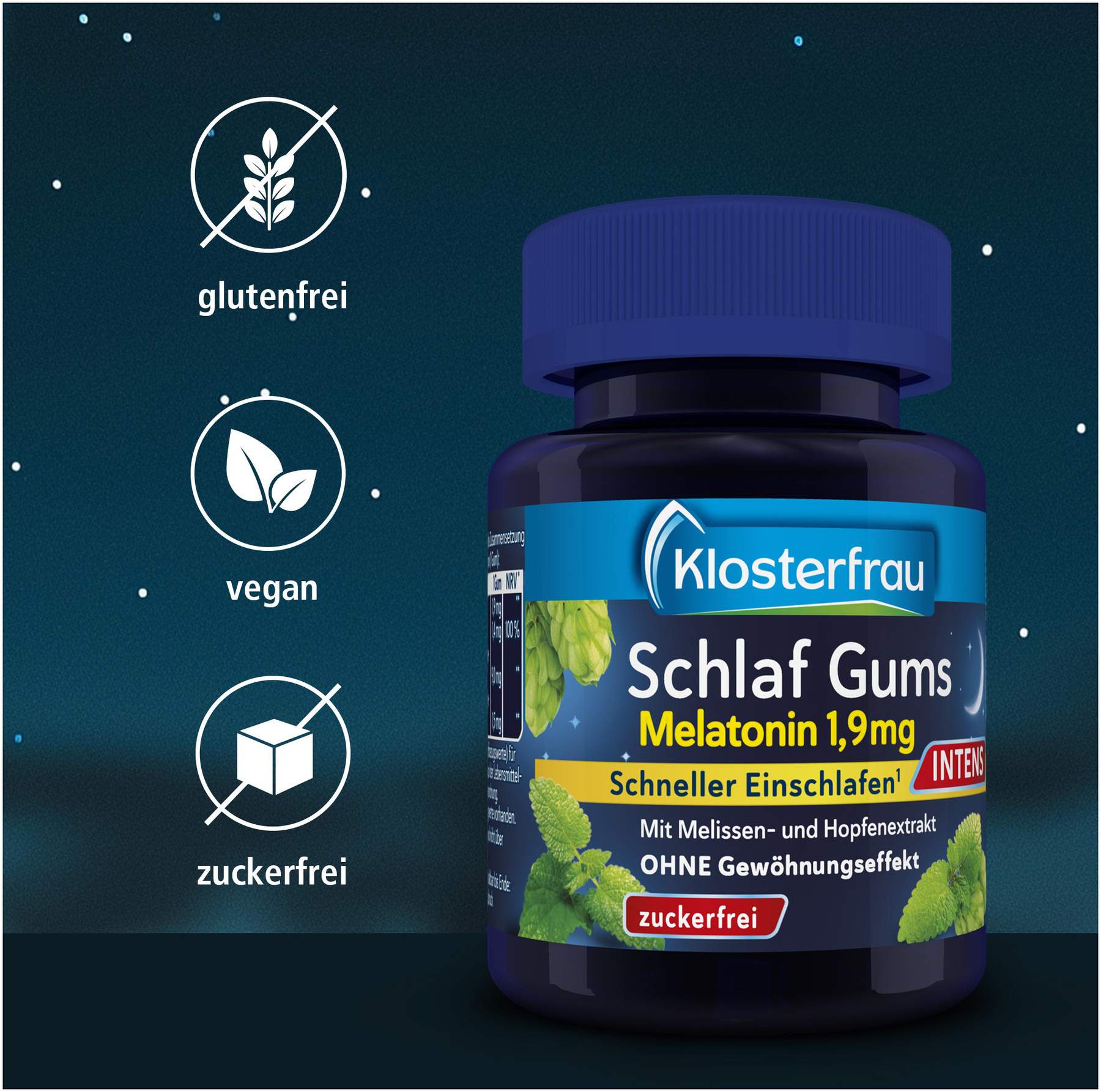 Klosterfrau Schlaf Gums 30 Kaudragees