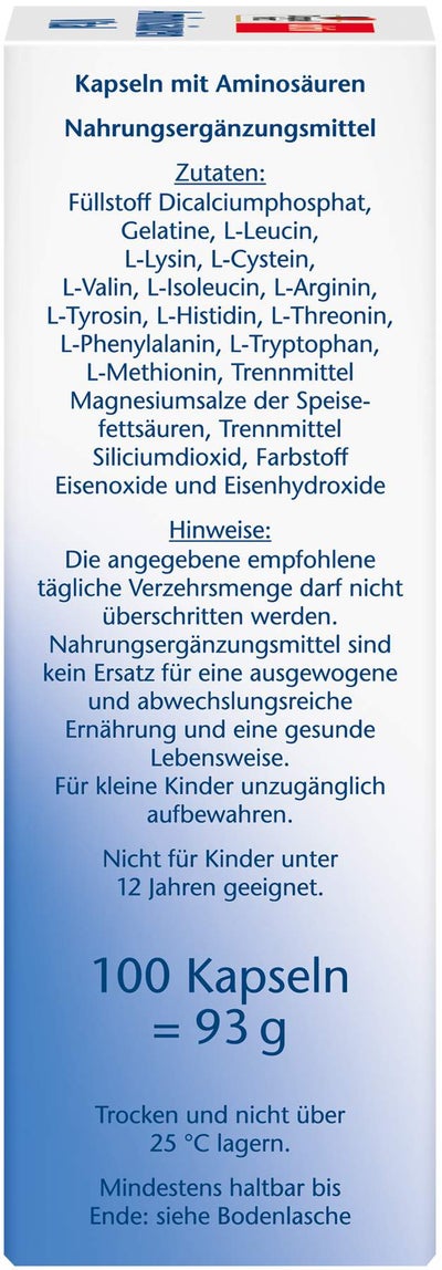 Doppelherz Aktiv Aminosäuren Vital Kapseln 100 Stück