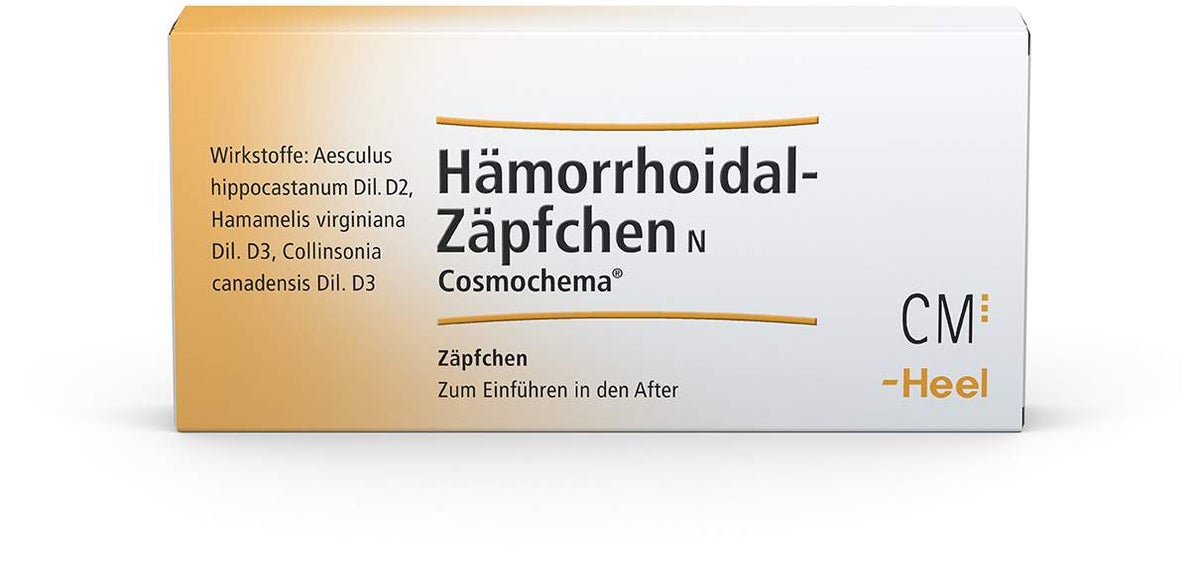 Hämorrhoidal Zäpfchen N Cosmochema 12 Stück