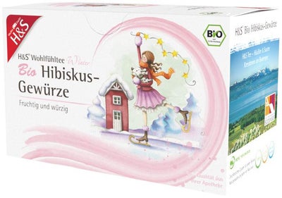 H&S Wintertee Bio Hibiskus-Gewürze 20 X 2.5 G Filterbeutel