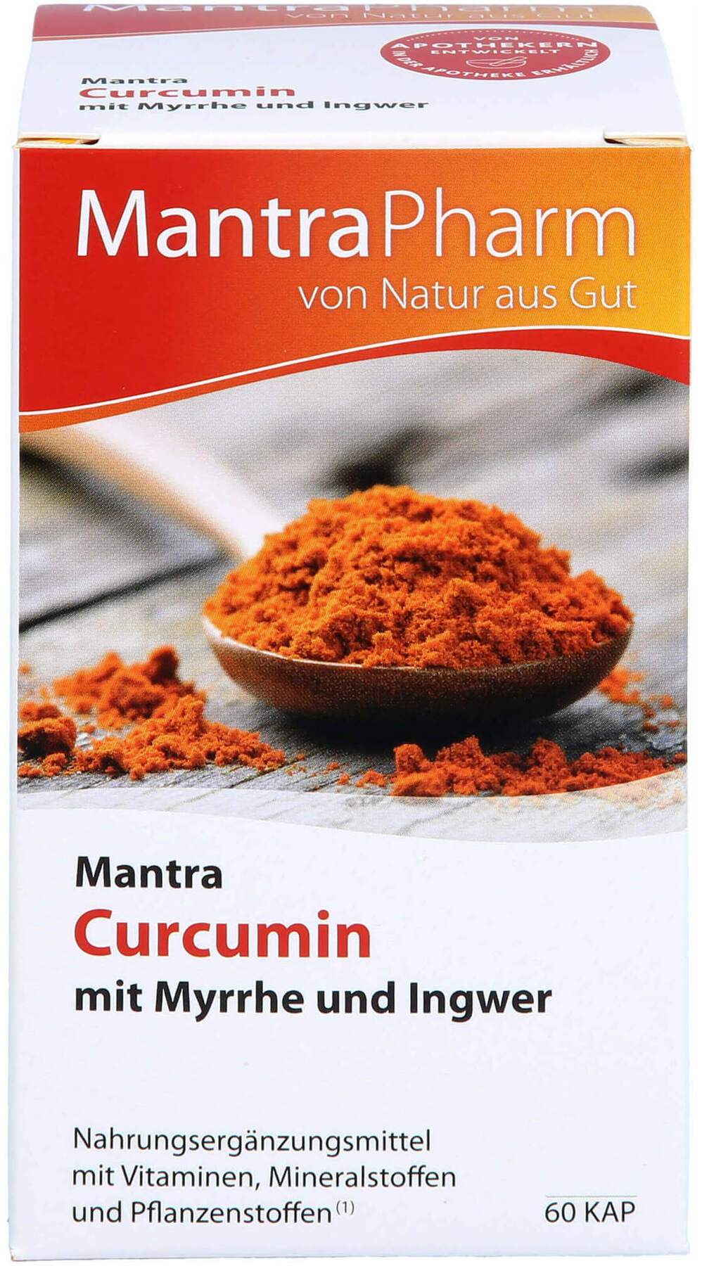 Mantra Curcumin Mit Myrrhe und Ingwer 60 Kapseln