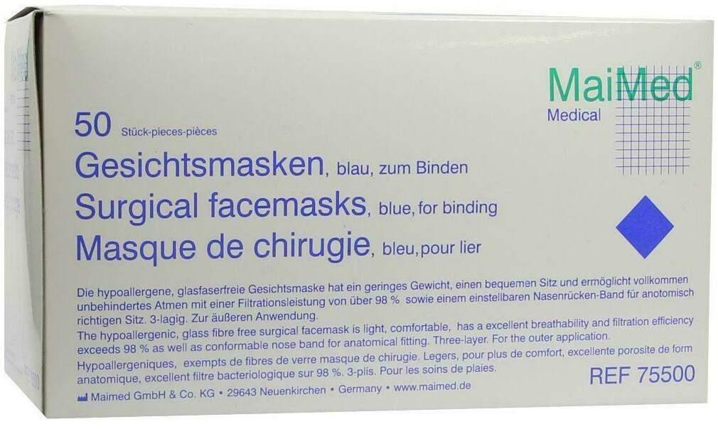 Mundschutz Z.Binden Blau