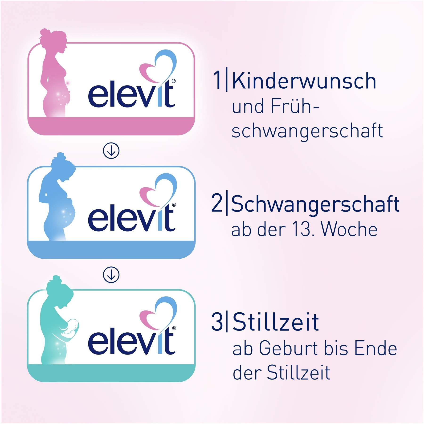 Elevit 1 Kinderwunsch & Schwangerschaft 60 Tabletten