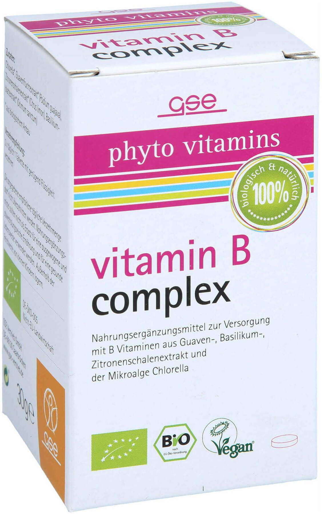 Vitamin B Complex Bio 60 Tabletten