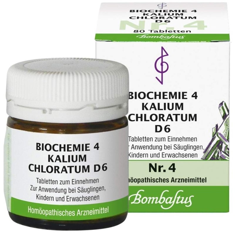Biochemie Bombastus 4 Kalium Chloratum D 6 80 Tabletten