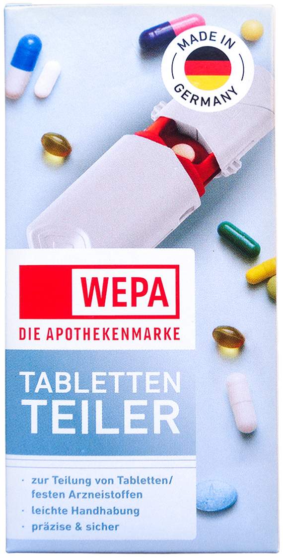 WEPA Tablettenteiler Farbig Sortiert