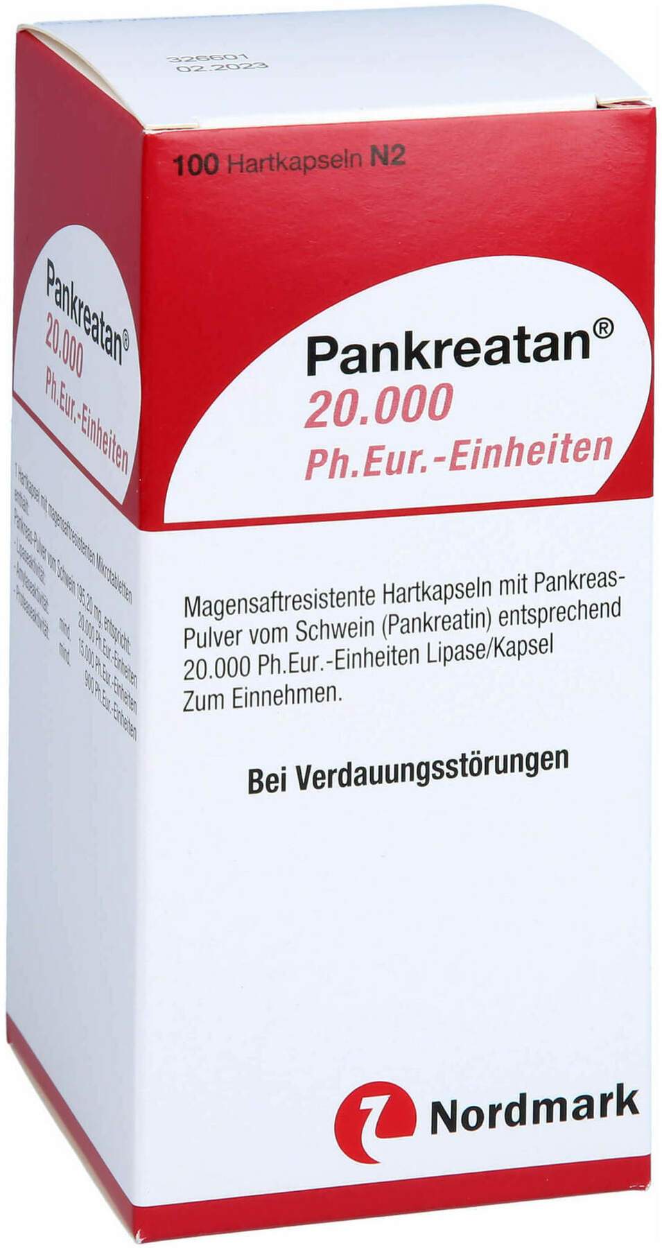 Pankreatan 20.000 Ph.Eur.-Einheiten 100 Magensaftresistente...