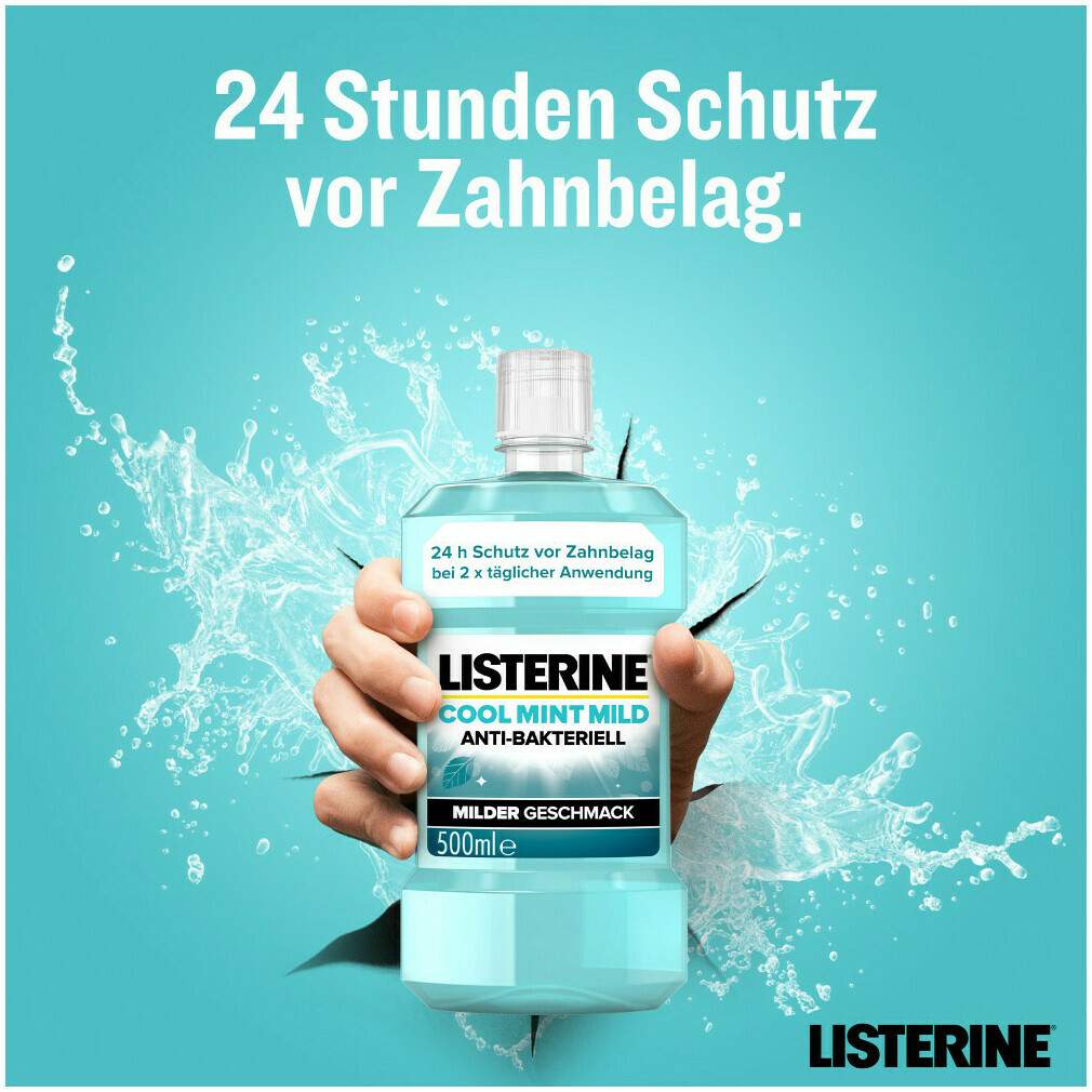 Listerine Cool Mint milder Geschmack 500 ml