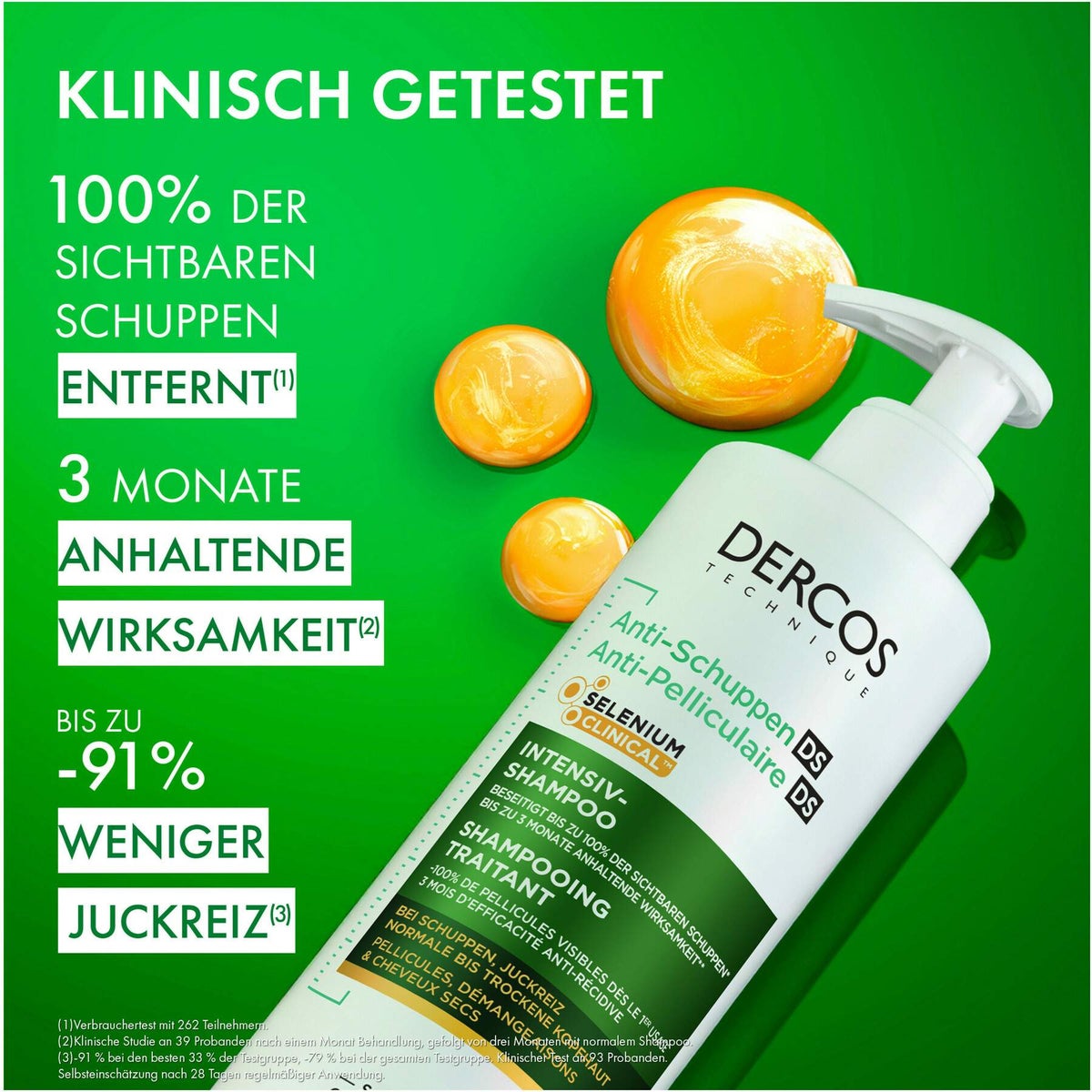 Vichy Dercos Anti-Schuppen Shampoo Trockene Kopfhaut 390 ml