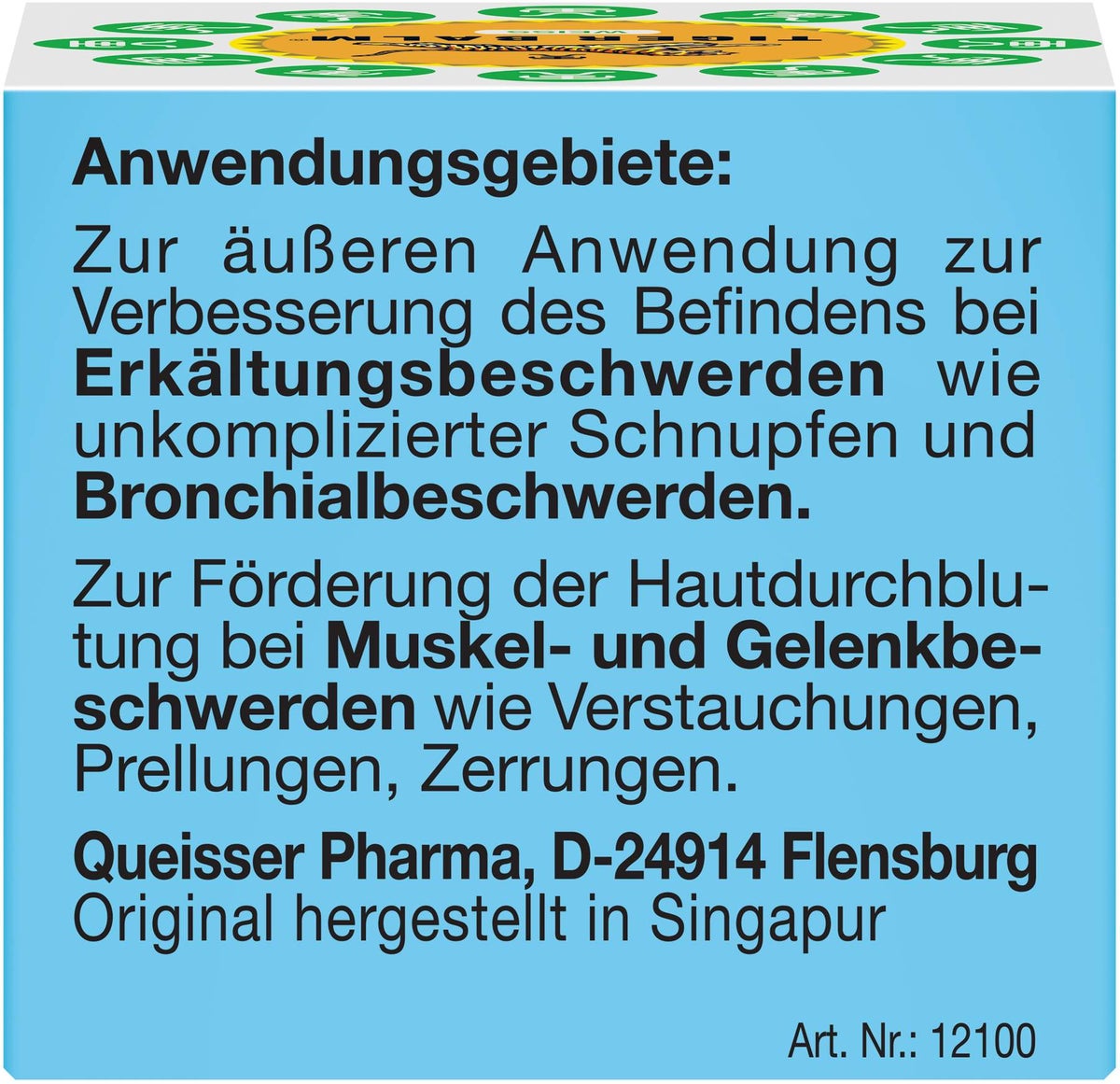 Tiger Balm weiß 19,4 g salbe
