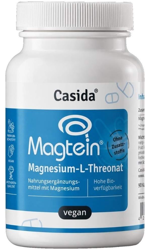 Casida Magnesium-L-Threonat Magtein 90 Kapseln