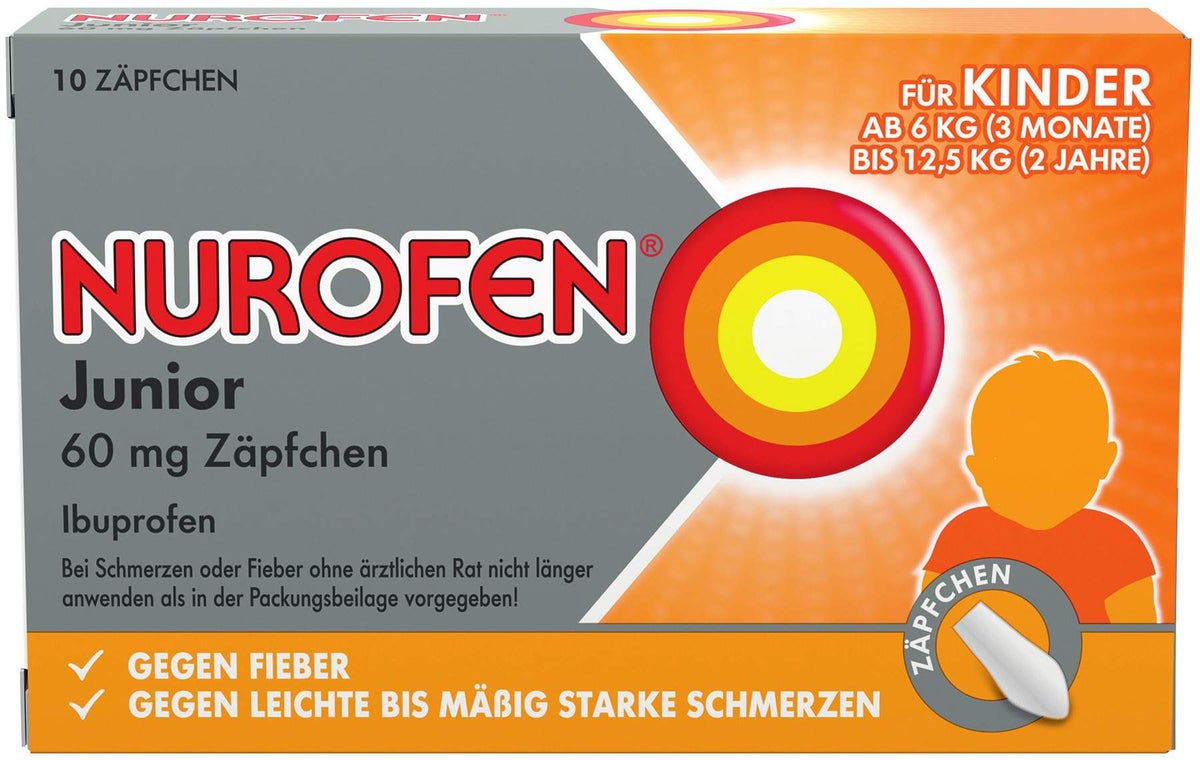 Nurofen Junior 60 mg 10 Zäpfchen