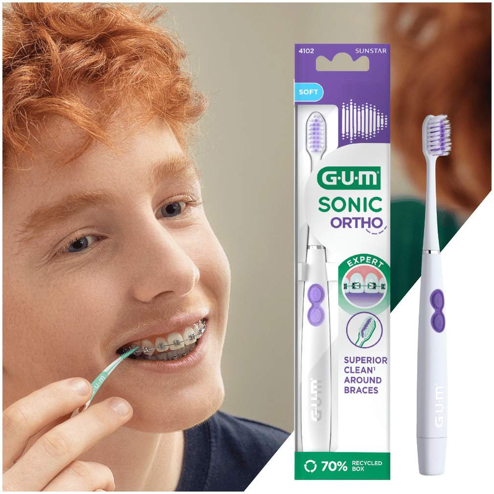 Gum Sonic Ortho Schallzahnbürste 1 Stück