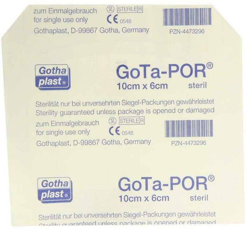 Gota Por Wundpflaster Steril 100 mm X 60 mm 1 Stück