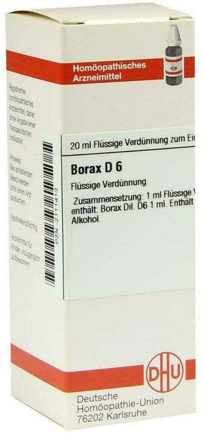 Dhu Borax D6 20 ml Dilution