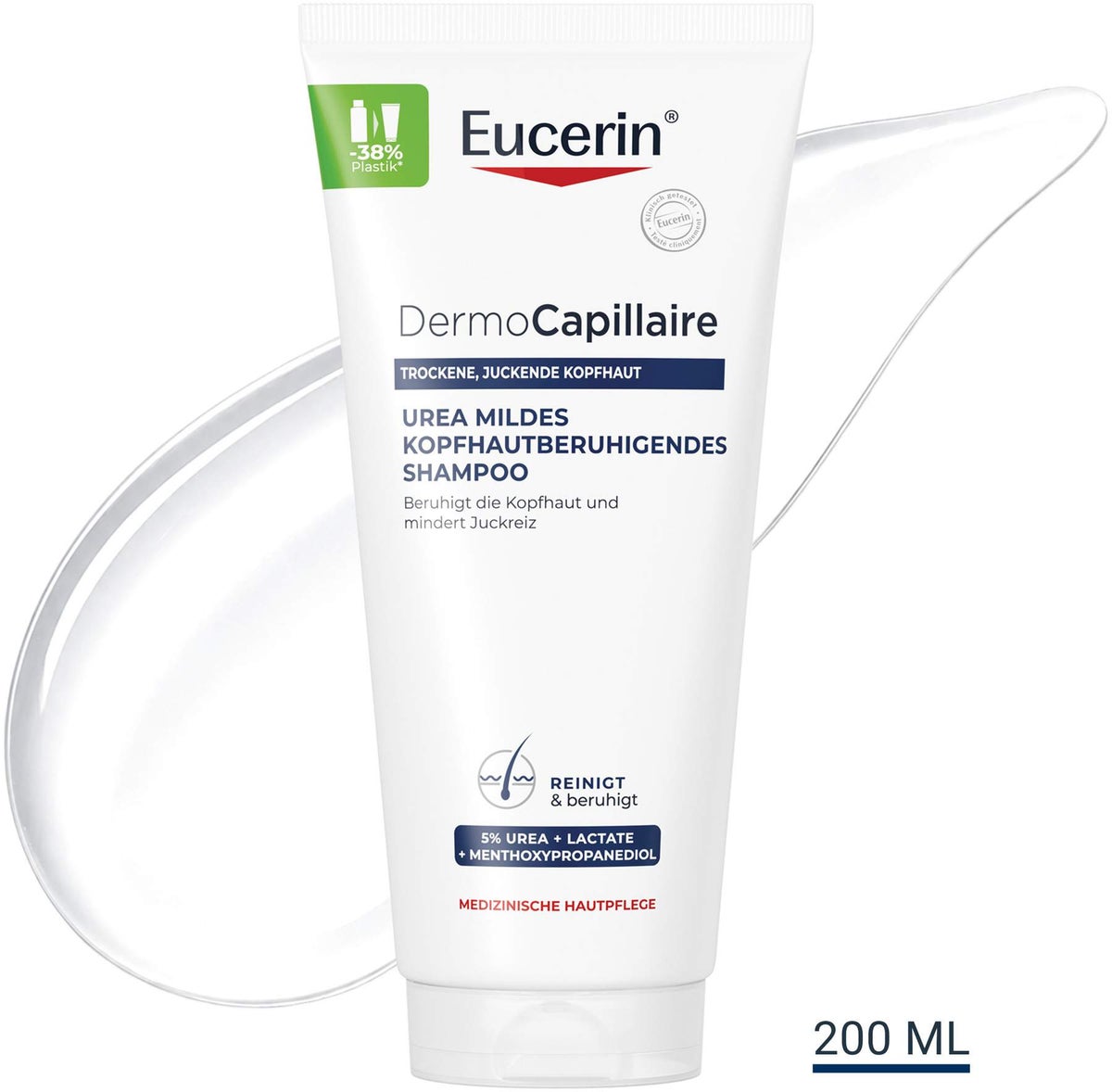 Eucerin DermoCapillaire Urea 200 ml kopfhaut beruhigendes Shampoo