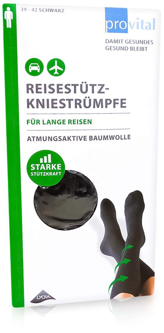 Provital Reisekniestrümpfe Gr.39-42 S