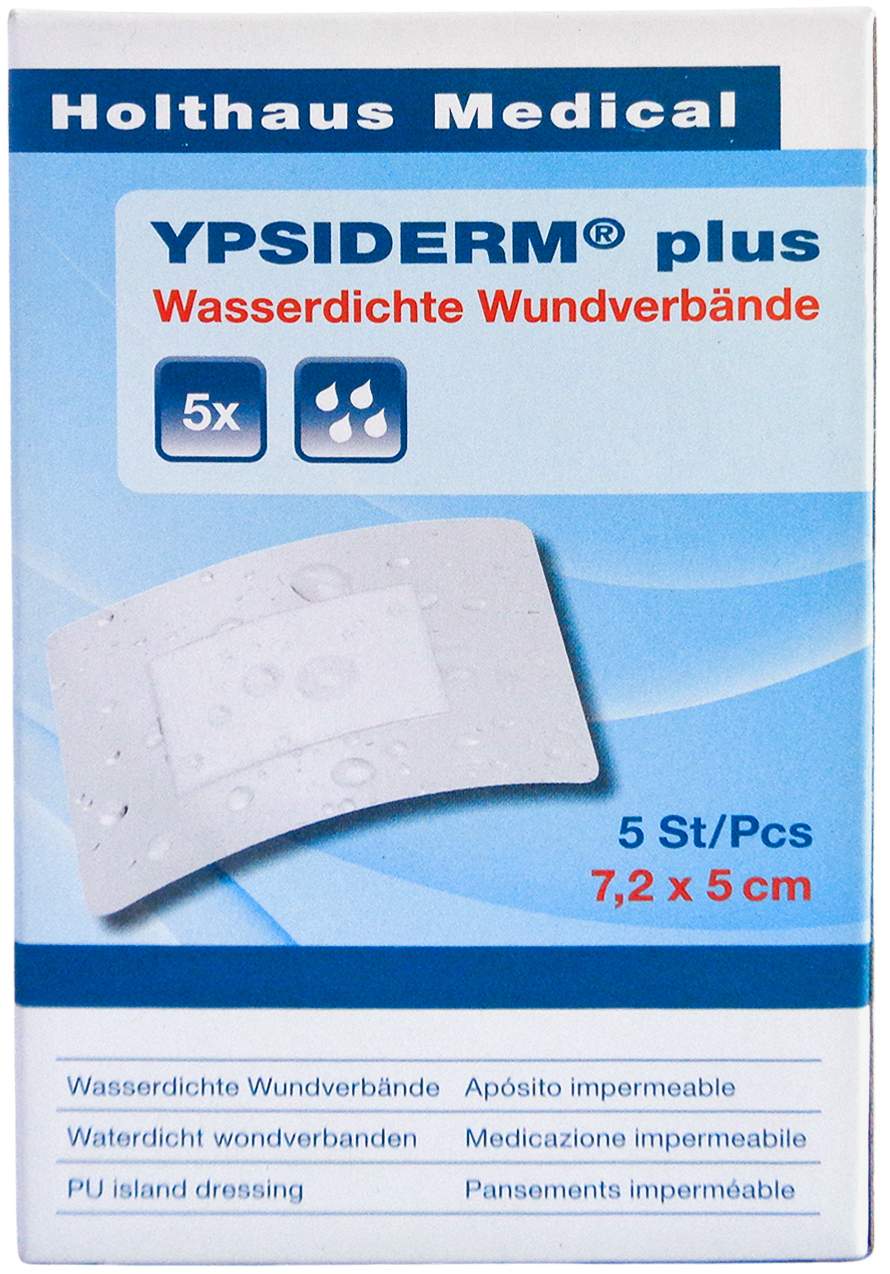 Wundverband Steril Ypsiderm Plus 5x7,2 cm