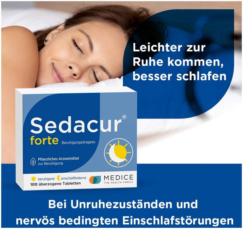 Sedacur forte Beruhigungsdragees 100 Stück