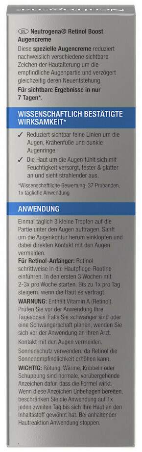 Neutrogena Anti-Age Retinol Boost Augencreme 15ml