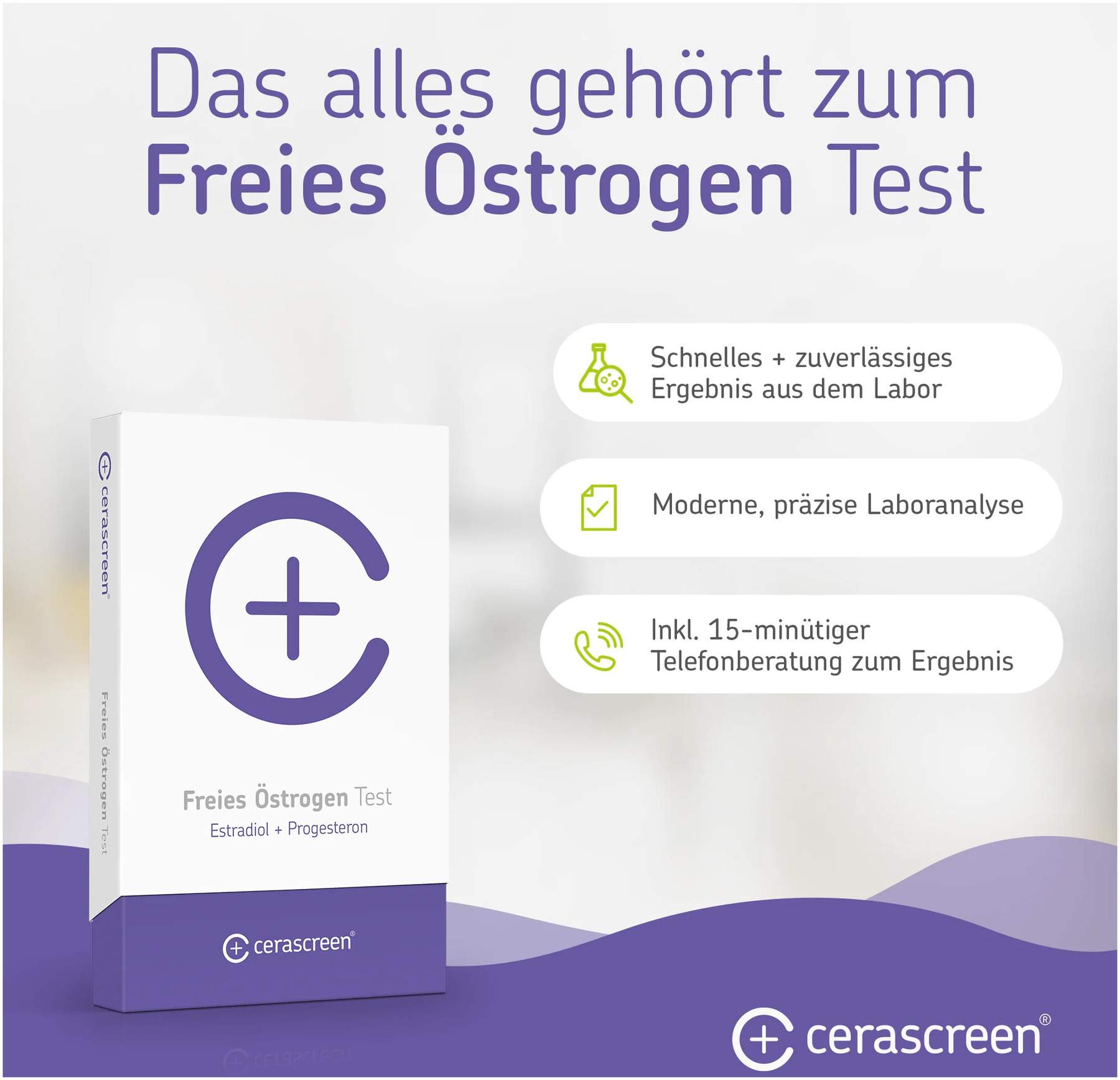 Cerascreen Freies Östrogen Test Speichel