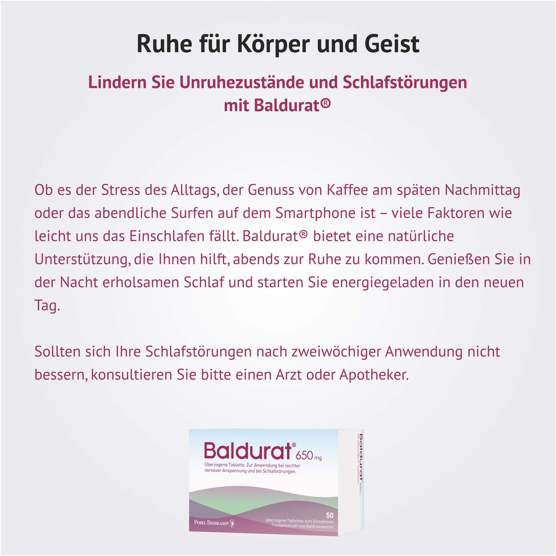 Baldurat 50 Filmtabletten