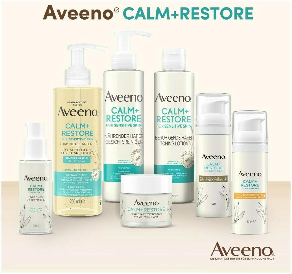 Aveeno Calm+ Restore Hafer Tagespflege Lsf 50 50 ml