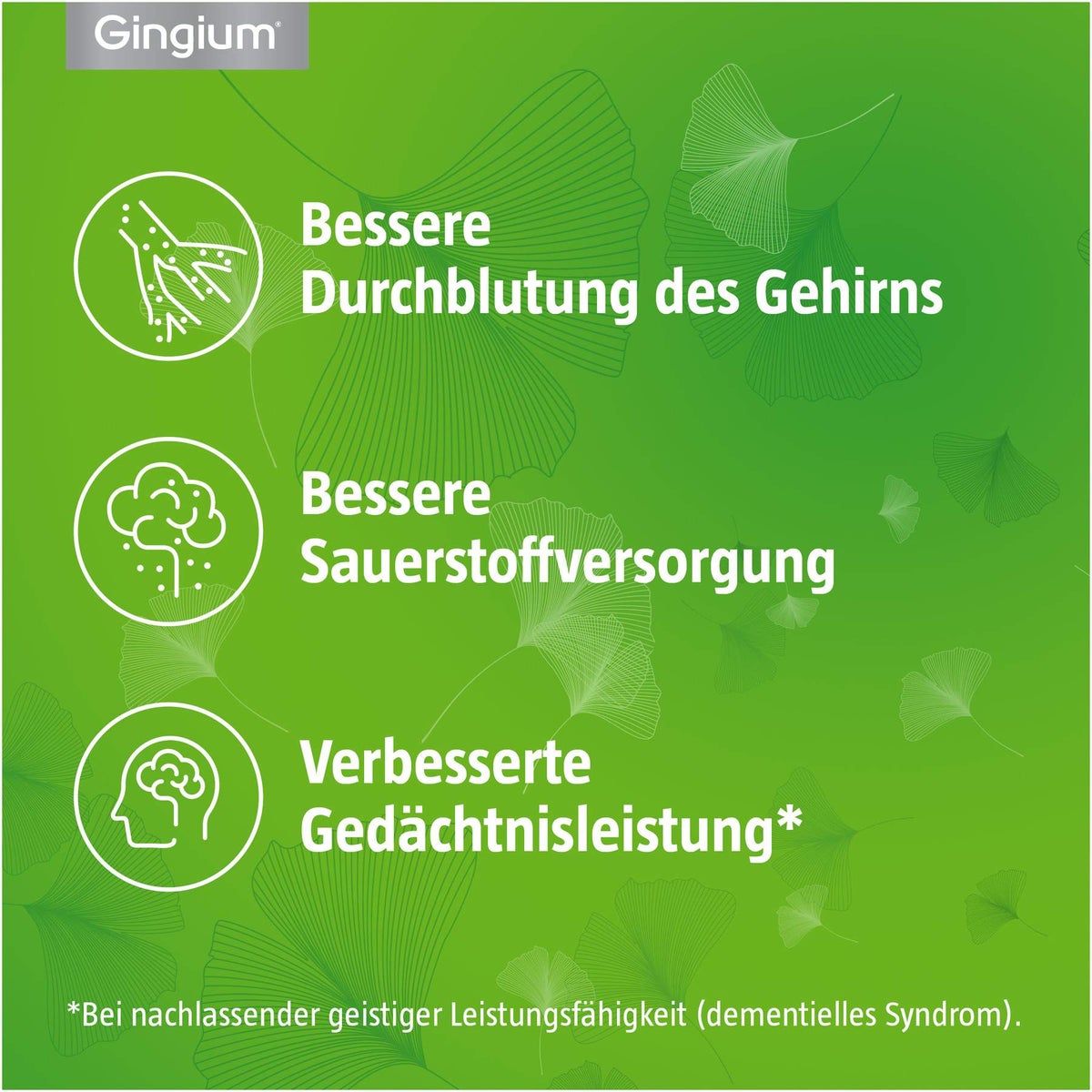 Gingium 40 mg 120 Filmtabletten