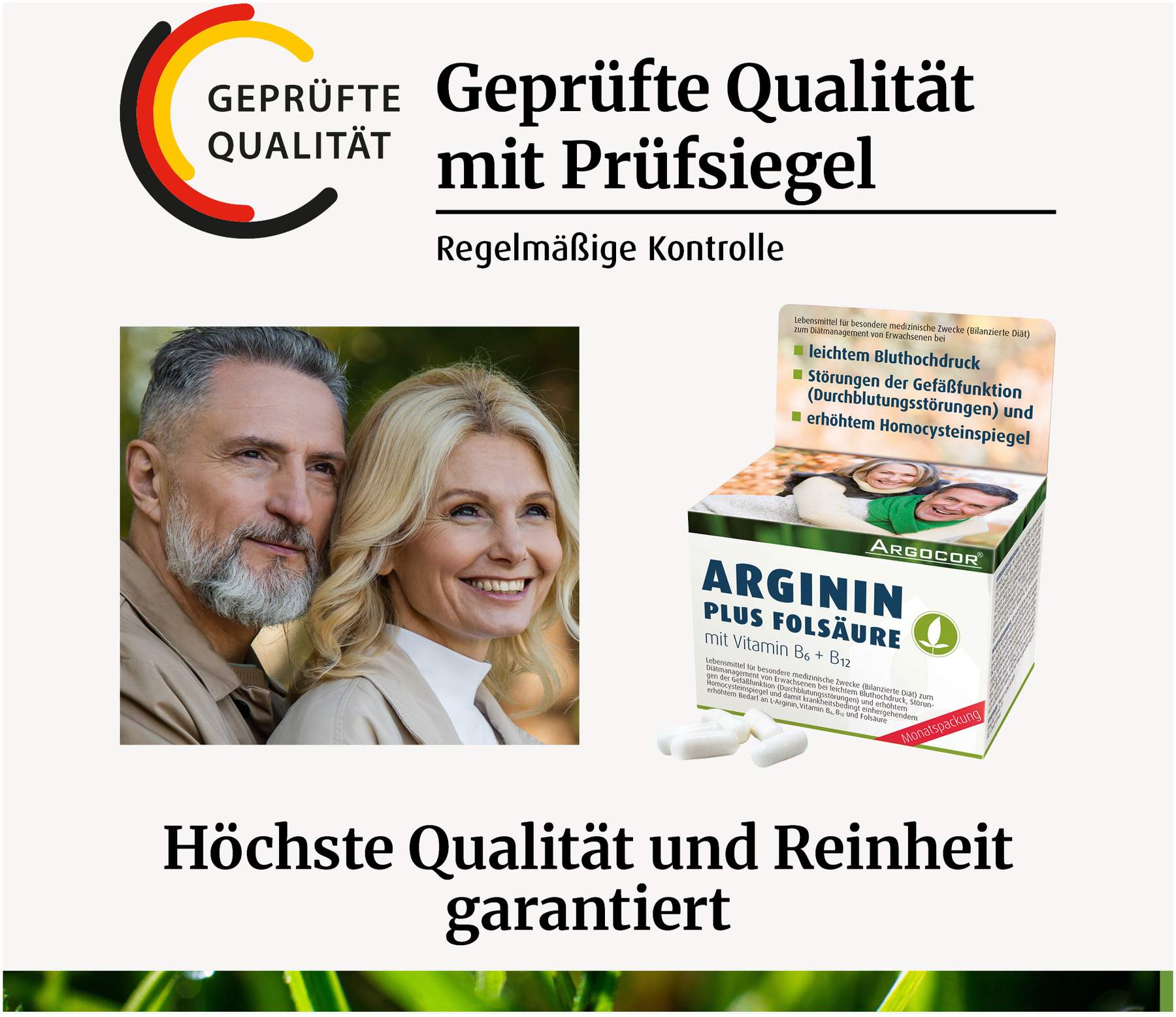 Arginin Plus Folsäure 120 Kapseln