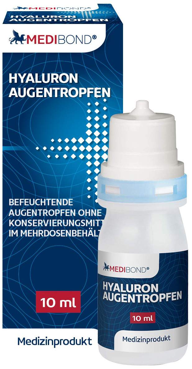Hyaluron Augentropfen Medibond 10 ml