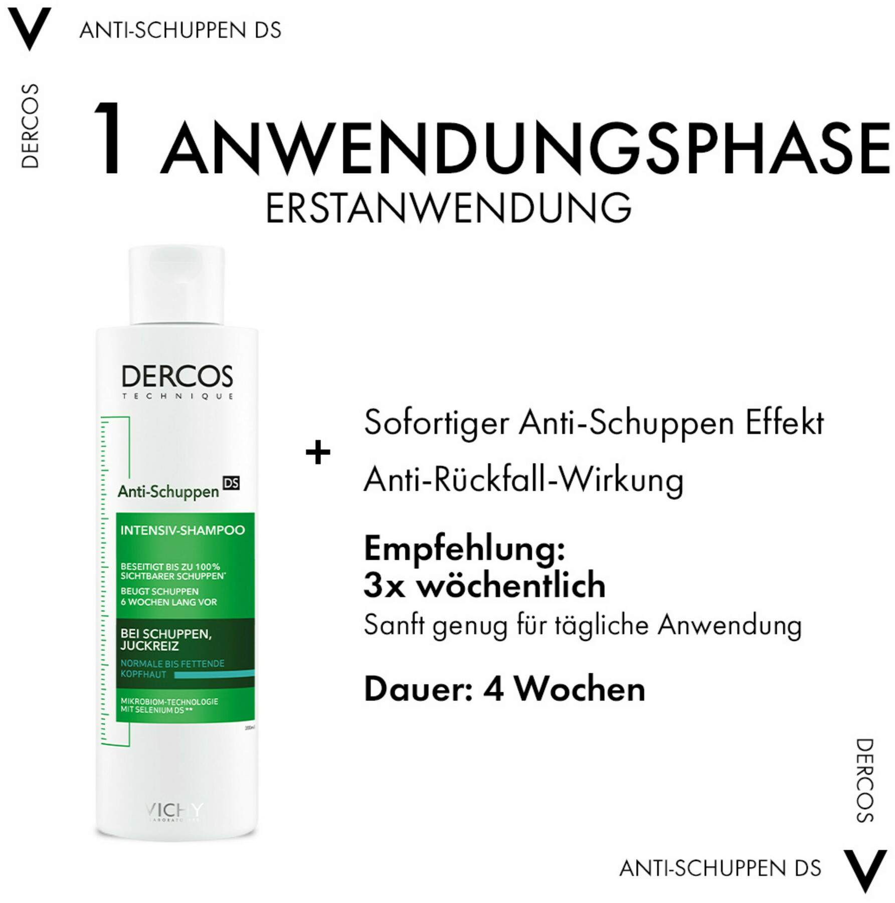 Vichy Dercos Anti Schuppen Sensitive 200 ml Shampoo