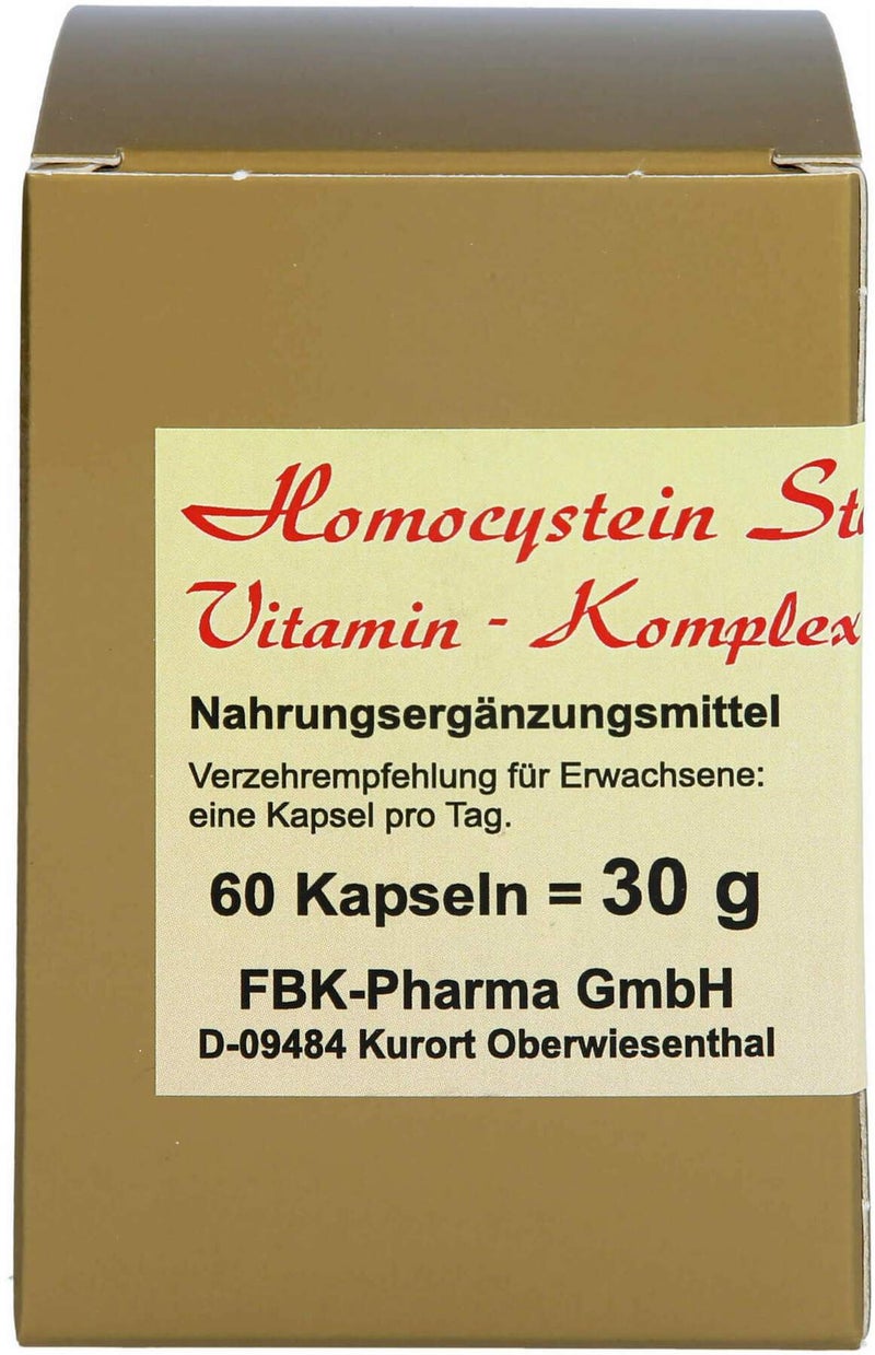 Homocysteinstoffwechsel-Vitamin-Komplex N Kapseln 60 Stück