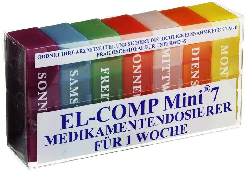 Medikamentendosierer El Comp Mini 7 Kunststoffbox 1 Stück