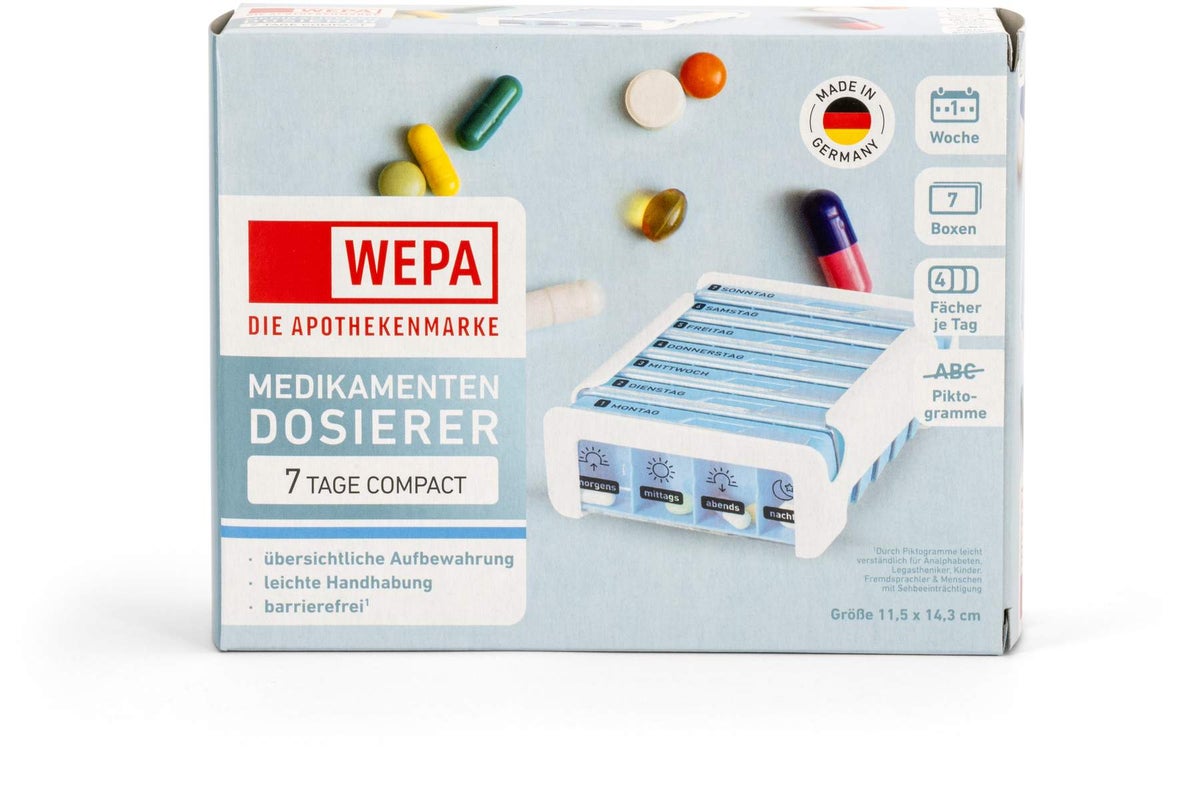 WEPA 7 Tage Compact Wochenmagazin Weiß-Blau