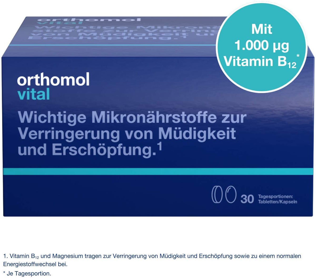 Orthomol Vital Tabletten-Kapseln 30 Tagesportionen 1 Kombipackung