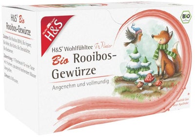 H&S Wintertee Bio Rooibos-Gewürze 20 X 2 G Filterbeutel
