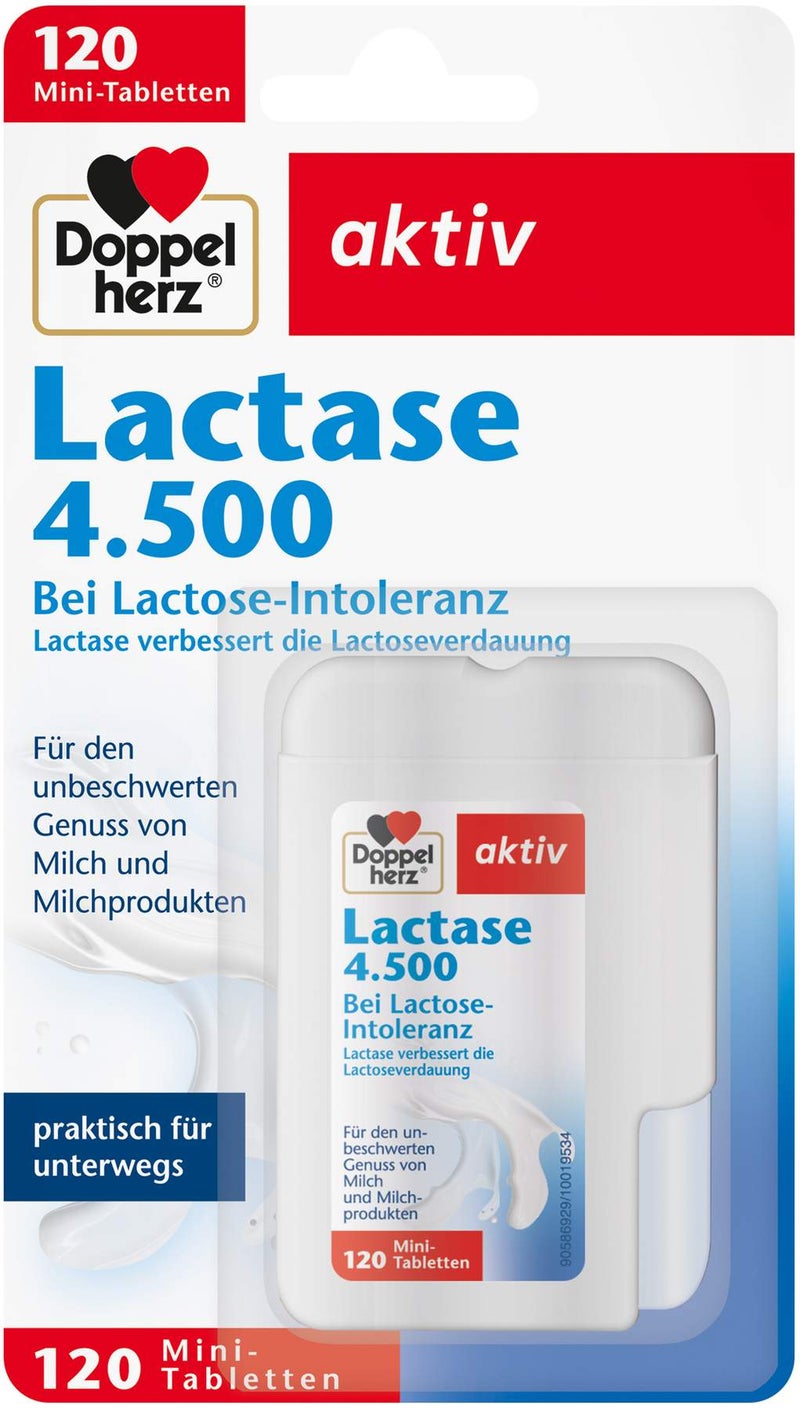Doppelherz aktiv Lactase 4.500  120 Tabletten