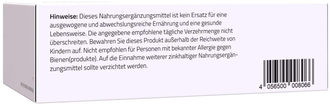 Beecraft Propolis Kapseln plus 10 mg Zink 60 Stück
