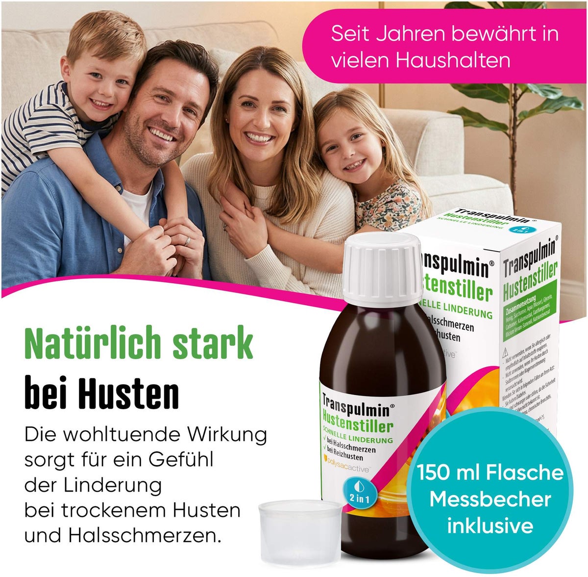 Transpulmin Hustenstiller Sirup 150 ml