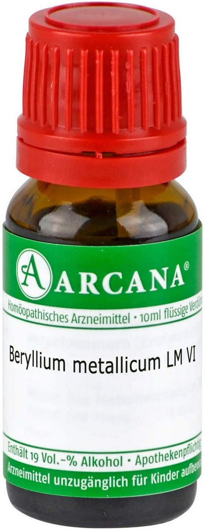 Beryllium Metallicum Lm 6 Dilution 10 ml