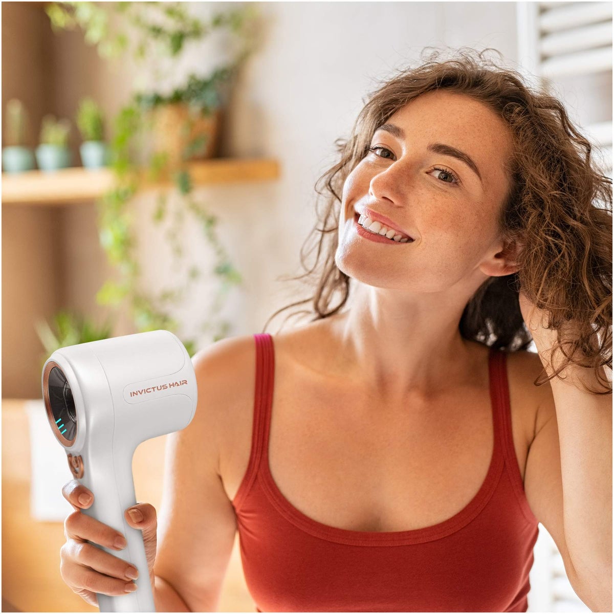 Invictus Hair D7 Haartrockner, Perlmuttweiß